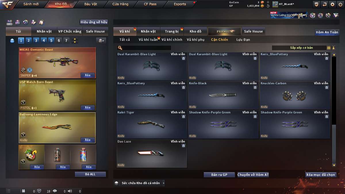 shop acc cf uy tin gia re